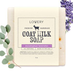 Handmade Goat Milk Soap Made in USA Lavender Scent 1 Pc
