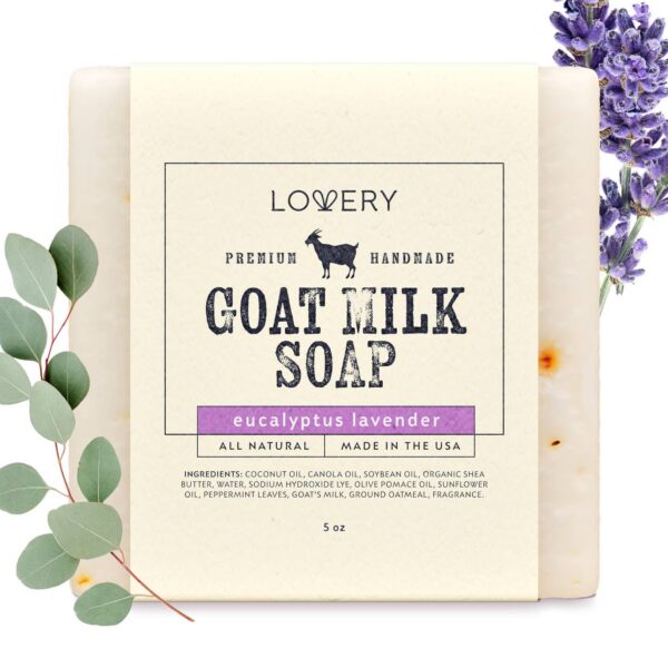 Handmade Goat Milk Soap Made in USA Lavender Scent 1 Pc