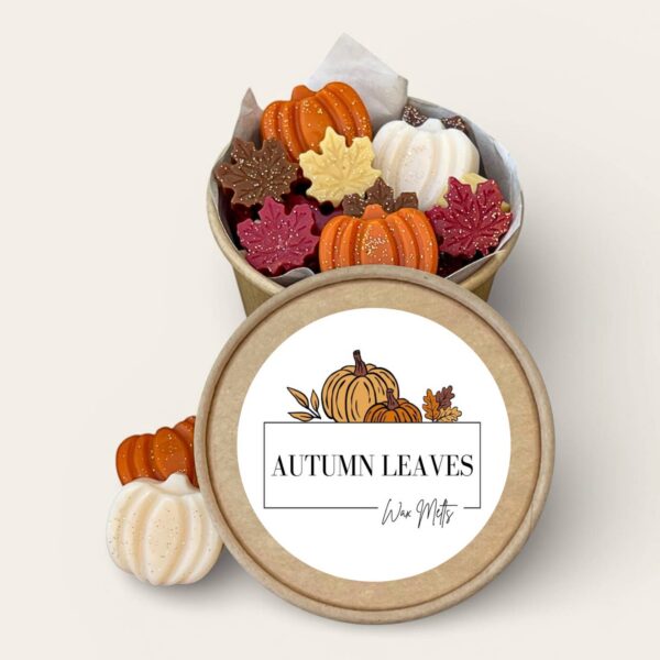 Autumn Leaves Soy Wax Melts 2.5oz Jar Handmade