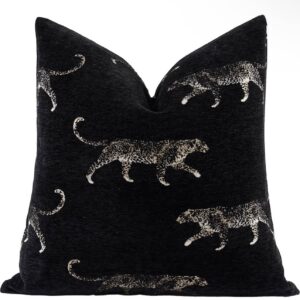 Leopard Chenille Jacquard Pillow