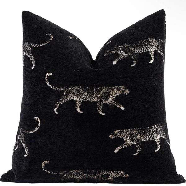 Leopard Chenille Jacquard Pillow